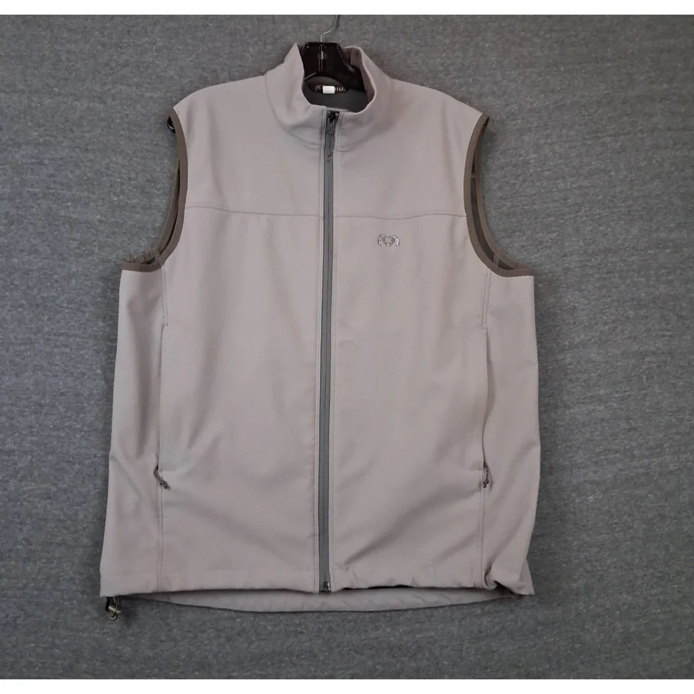 Kuiu Mens Jacket L Gray Guide Soft Shell Vest Lined Gorpcore Technical Hunting